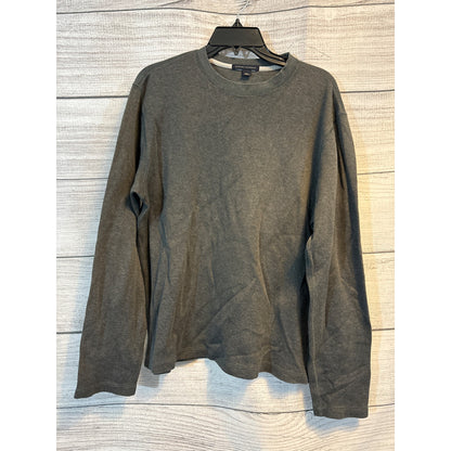 Banana Republic Mens Long-Sleeve Charcoal Gray Sweater Size M