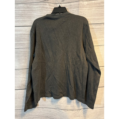 Banana Republic Mens Long-Sleeve Charcoal Gray Sweater Size M