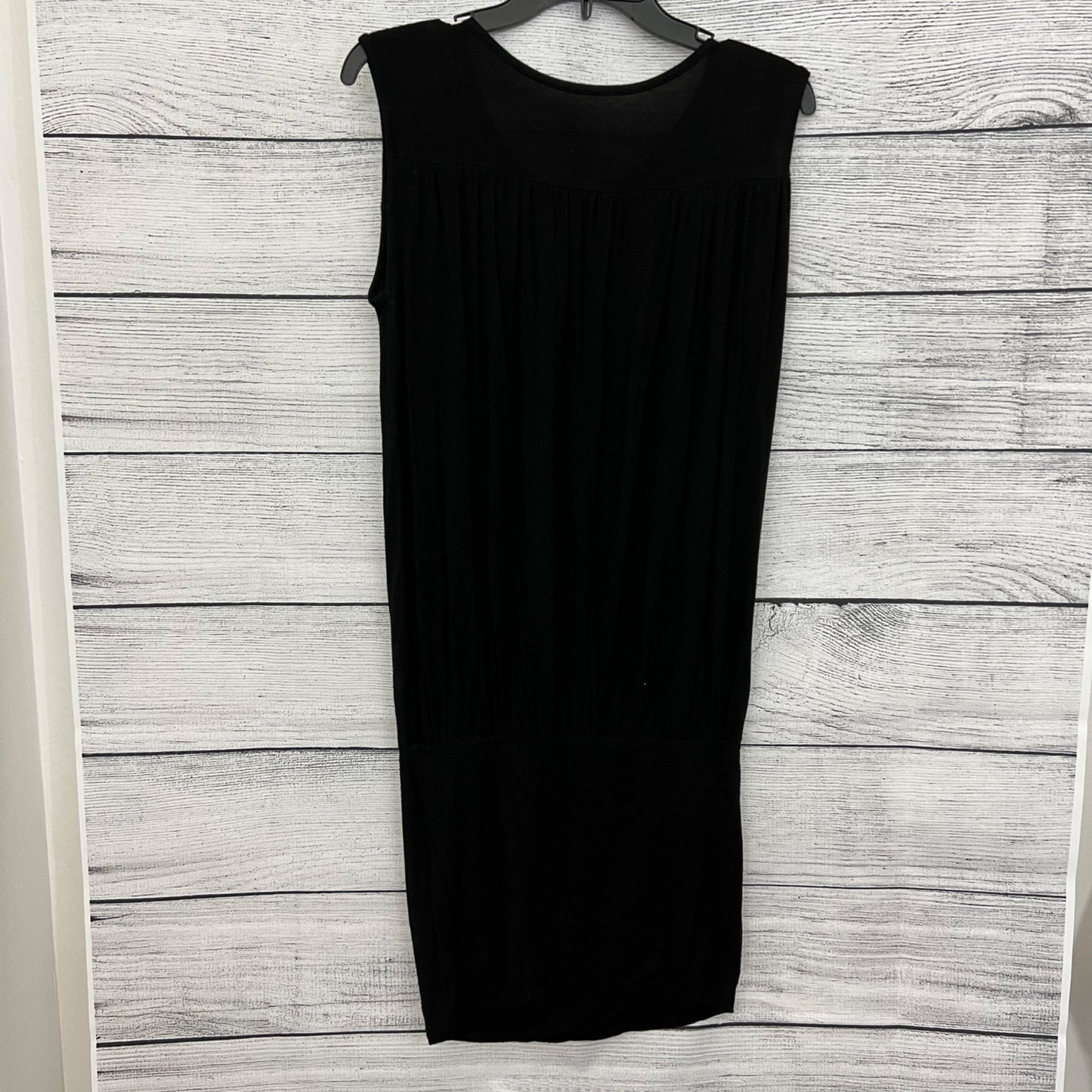 Savi Mom Black Sleeveless Pleated Midi Dress Size M