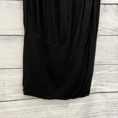 Savi Mom Black Sleeveless Pleated Midi Dress Size M