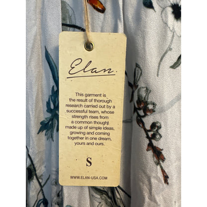 NWT Elan Printed Ruffle Botanical Floral Wrap Skirt Size S