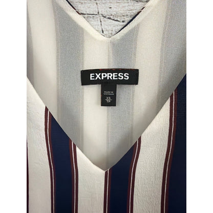 Express Striped Sleeveless V-Neck Camisole Size XS