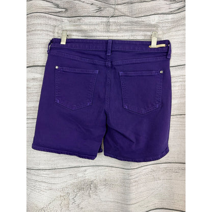 Anthropology Pilcro And The Letterpress Purple Denim Shorts Size 26