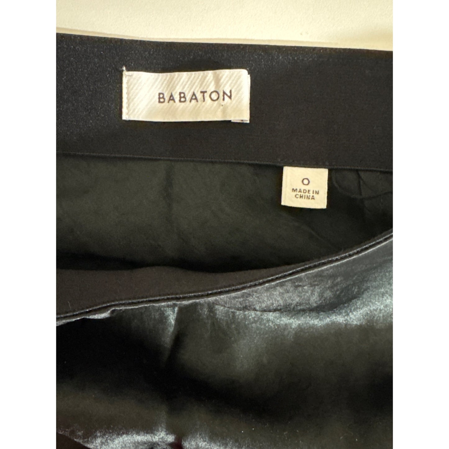 Babaton Black Slip Maxi Skirt Size 0