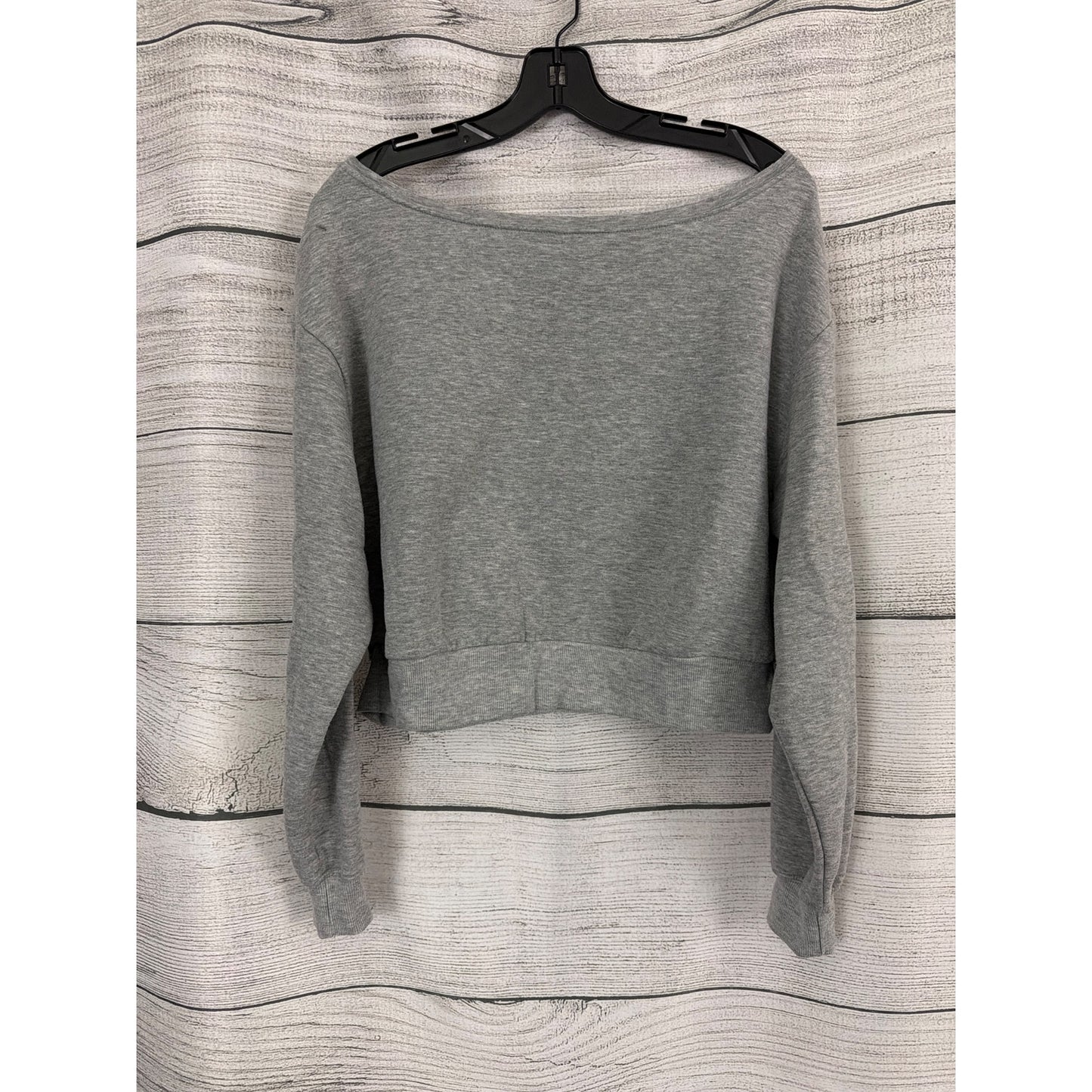 Suzette Collection Cloud Soft Off-Shoulder Sweatshirt Size M/L