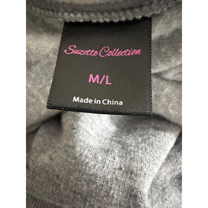 Suzette Collection Cloud Soft Off-Shoulder Sweatshirt Size M/L