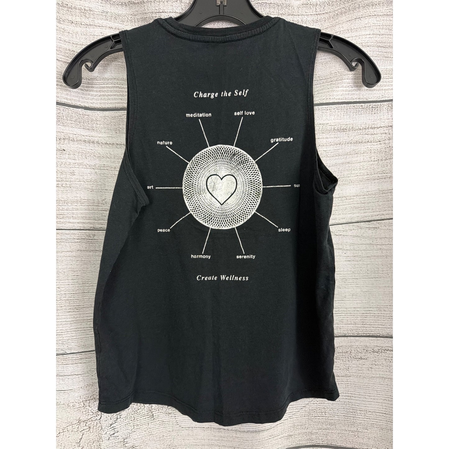 Spiritual Gangster "Charge The Self" Create Wellness Tank Size S