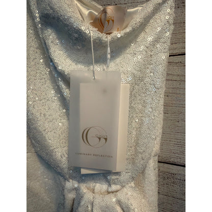 NWT Gigii's Snowy Sequin Dress Size S