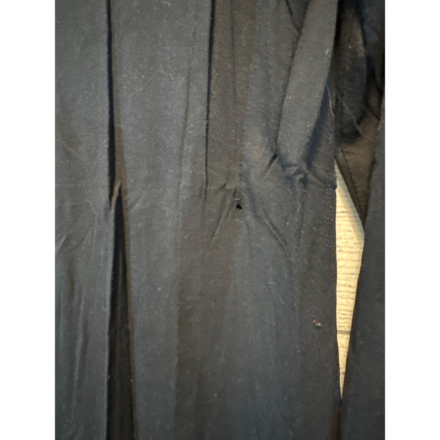 Old Navy Black Long Sleeve Side Slit Top Size S
