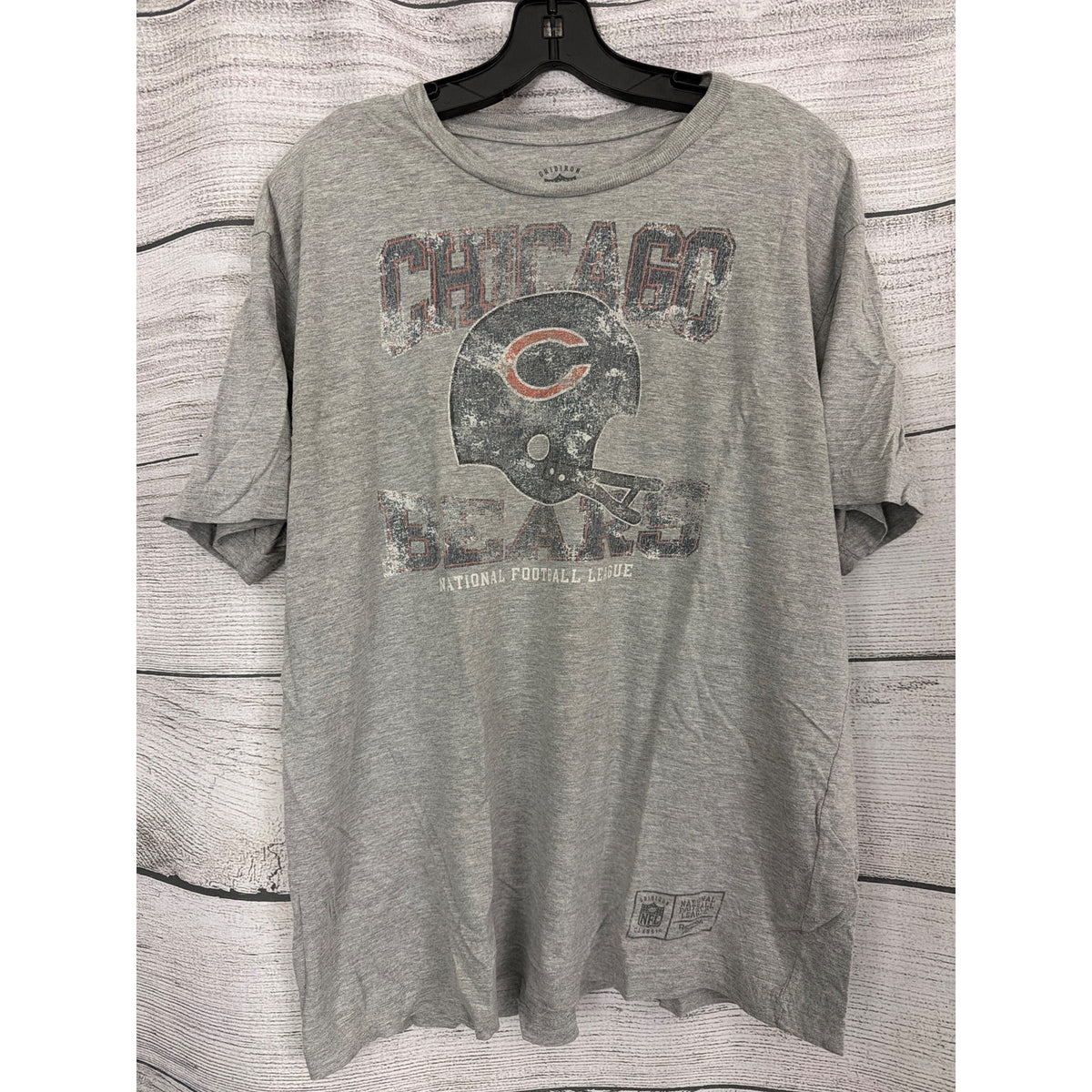 Mens Vintage Gridiron Classic Reebok Chicago Bears NFL T-Shirt Size XL