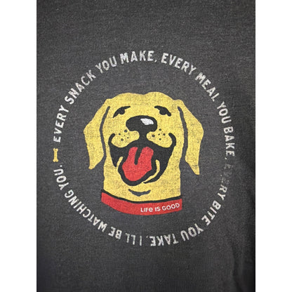 Mens Life Is Good Police "I'll Be Watching You" Dog Crusher Tee Size L