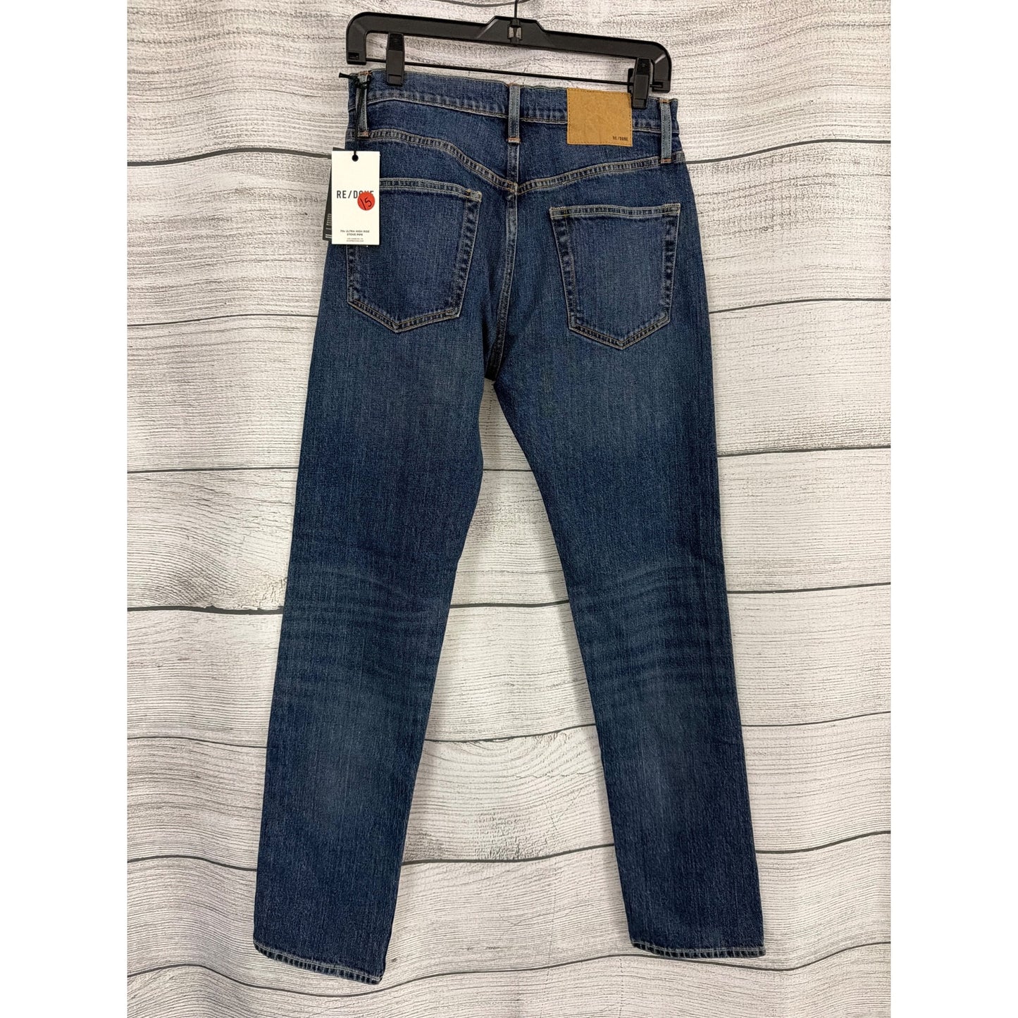 NWT Re/Done 70S Ultra High-Rise Stove Pipe Jeans Size 28