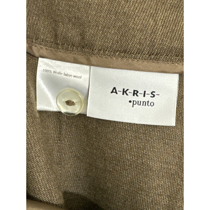 Akris Punto Wool Brown Pants Size 10