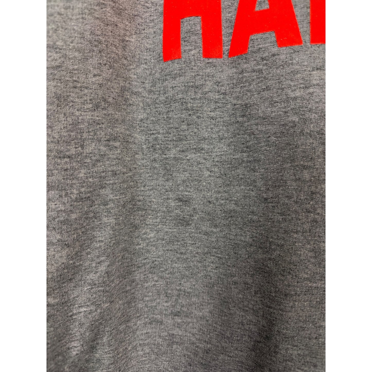 John Eshaya JET Gray "Happy" Sweatshirt Size M/L