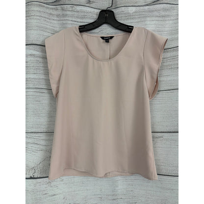 Express Blush Pink Flutter Sleeve Blouse Size S