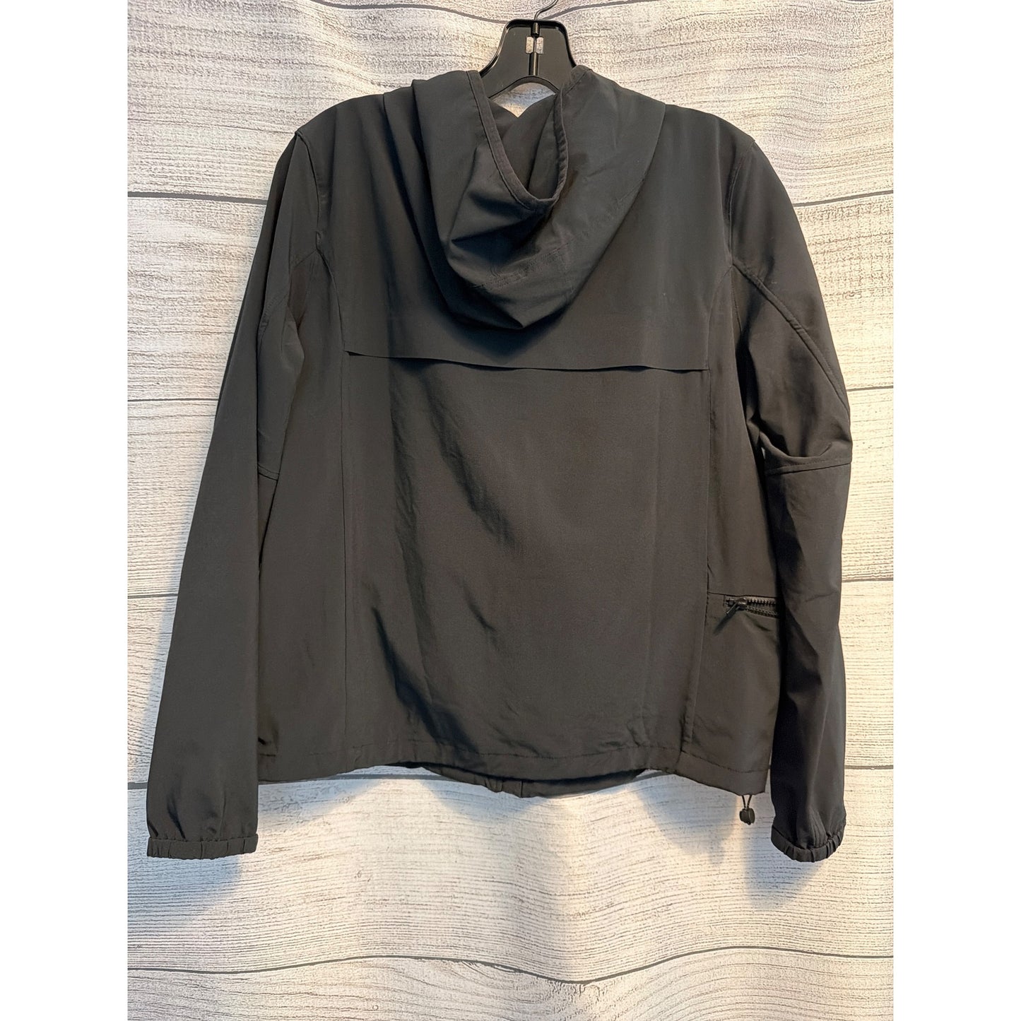 Outdoor Voices Black Lightweight Hooded Jacket Size S