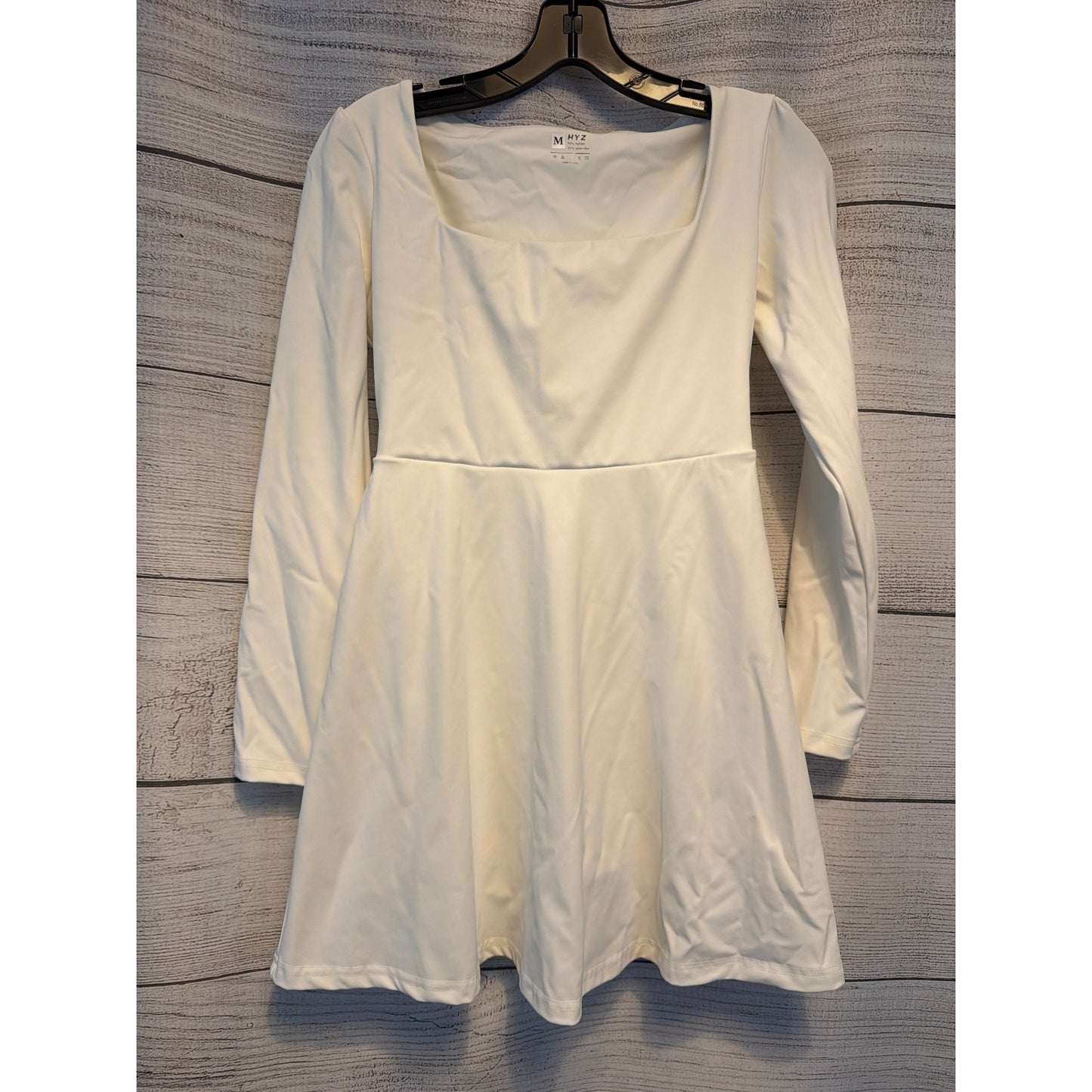 HYZ Long-Sleeved Athletic Mini Dress with Shorts Size M