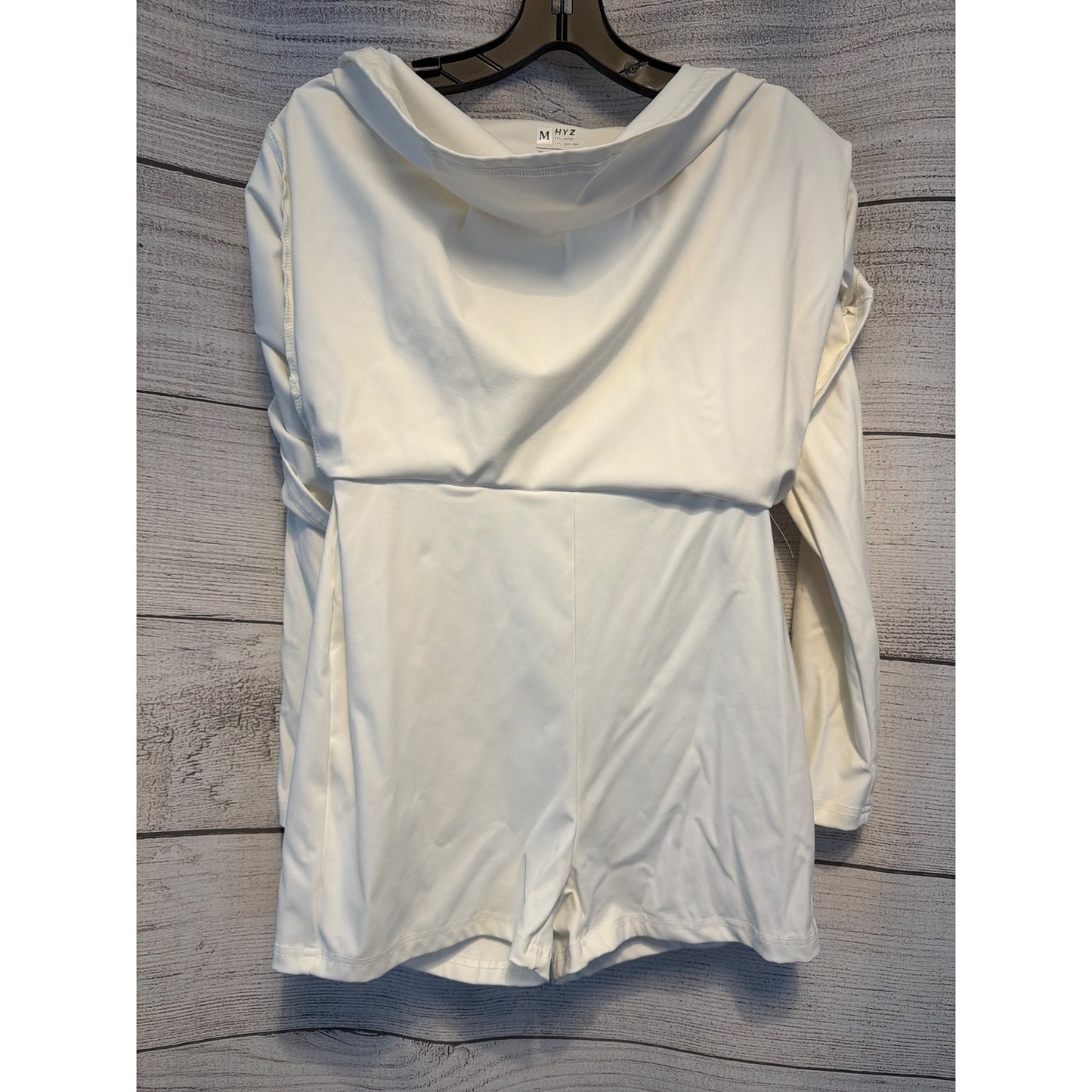 HYZ Long-Sleeved Athletic Mini Dress with Shorts Size M