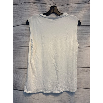 Lauren Moshi Sibley Smiley Face Sleeveless Tank Top Size XS