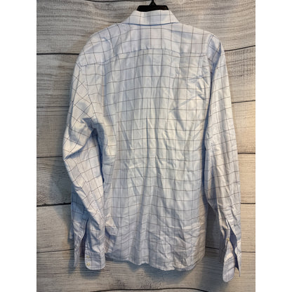 Mens Façonnable Club Long Sleeve Button-Down Shirt Size L Tall