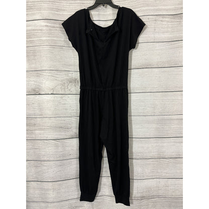 Women's Short Sleeve Long Pants Romper Size L