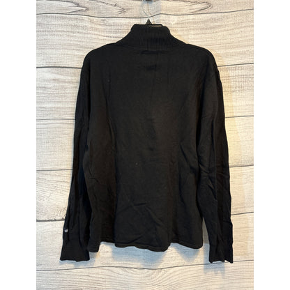 The North Face Mens Black 1/4 Zip Pullover Sweater Size M