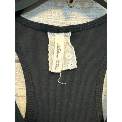Bundle of 2 Active Black Ribbed Racerback Tank Tops