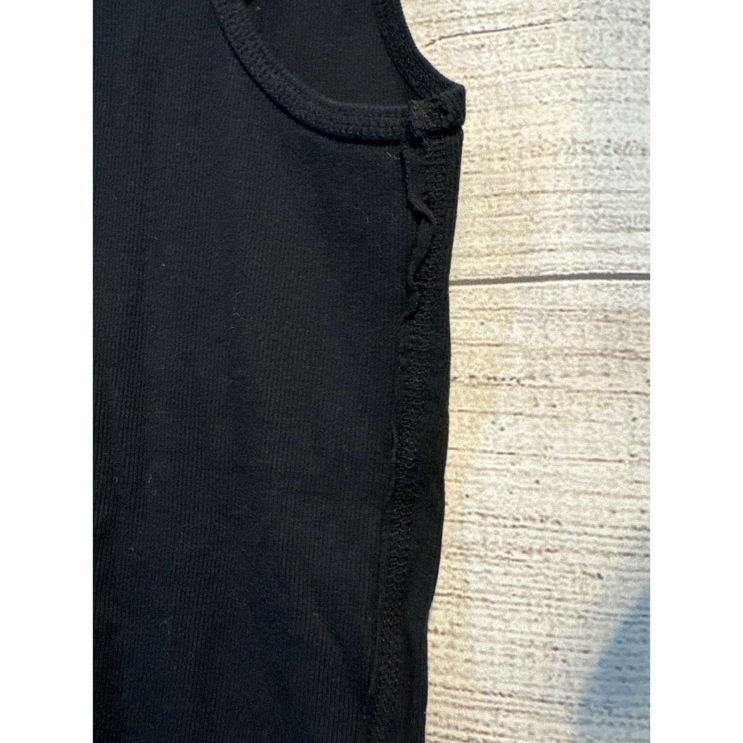 Bundle of 2 Active Black Ribbed Racerback Tank Tops