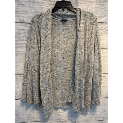 Zealous Light Grey Open-Front Knit Cardigan Size PL