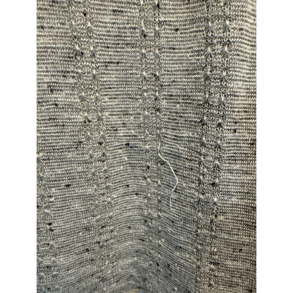 Zealous Light Grey Open-Front Knit Cardigan Size PL