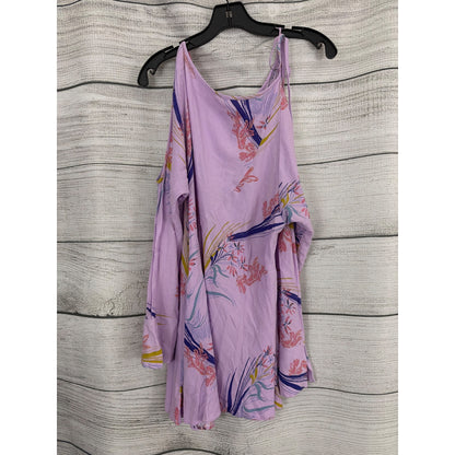 Free People Clear Skies Cold Shoulder Floral Tunic Size M