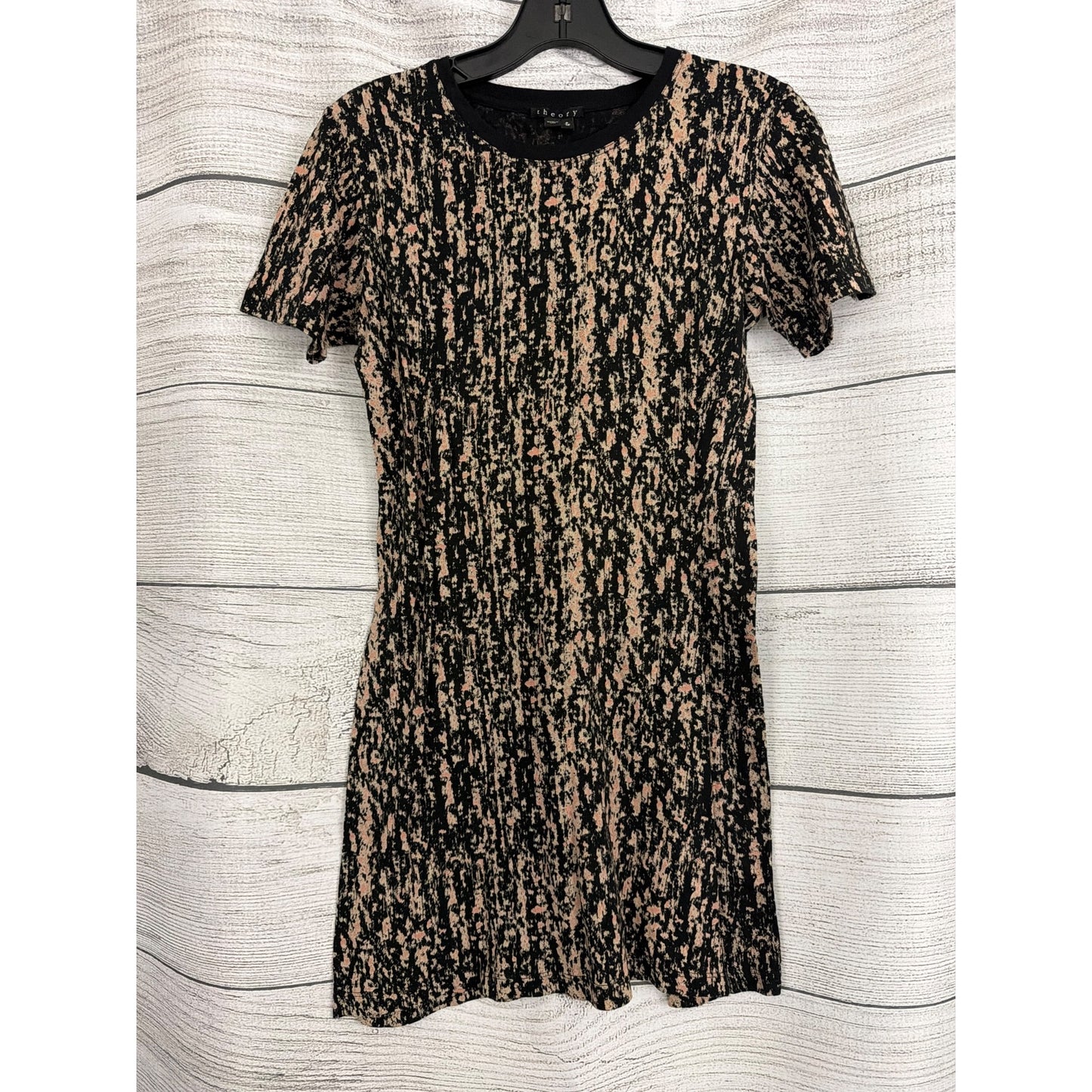 Theory Cherry IPAv Artsy T-Shirt Stretch Dress Size P
