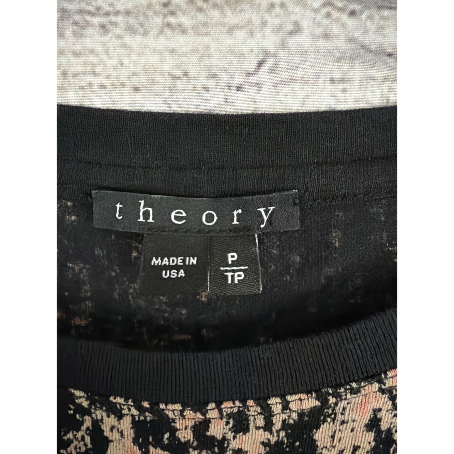 Theory Cherry IPAv Artsy T-Shirt Stretch Dress Size P
