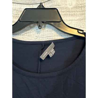 Vince Classic Long Sleeve Navy Tee Shirt Size S