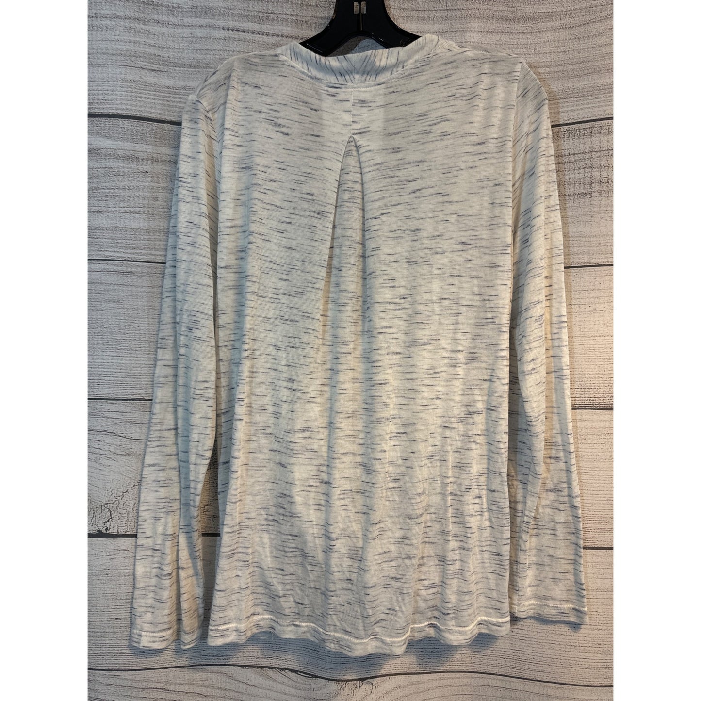 Anthropologie Akemi + Kin Long Sleeve Draped Front Marbled Top Size L