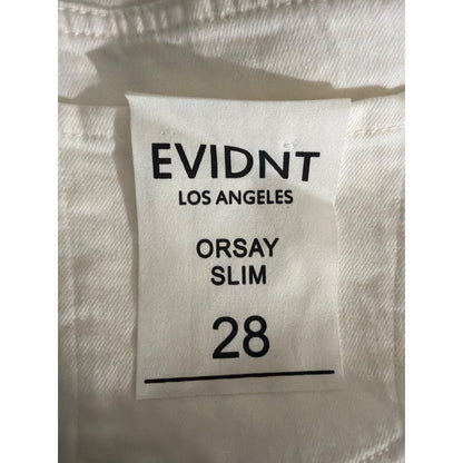 Evidnt Los Angeles Orsay Slim White Jeans Size 28