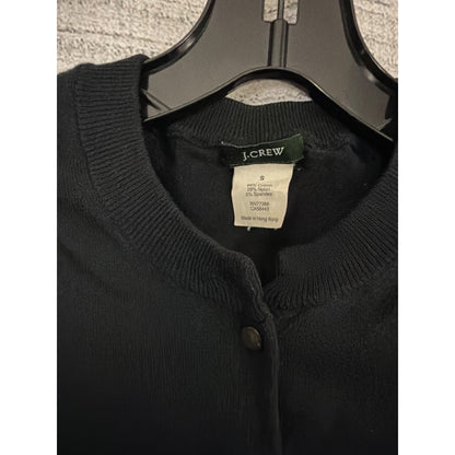 J.Crew Black Button-Up Cardigan Sweater Size S