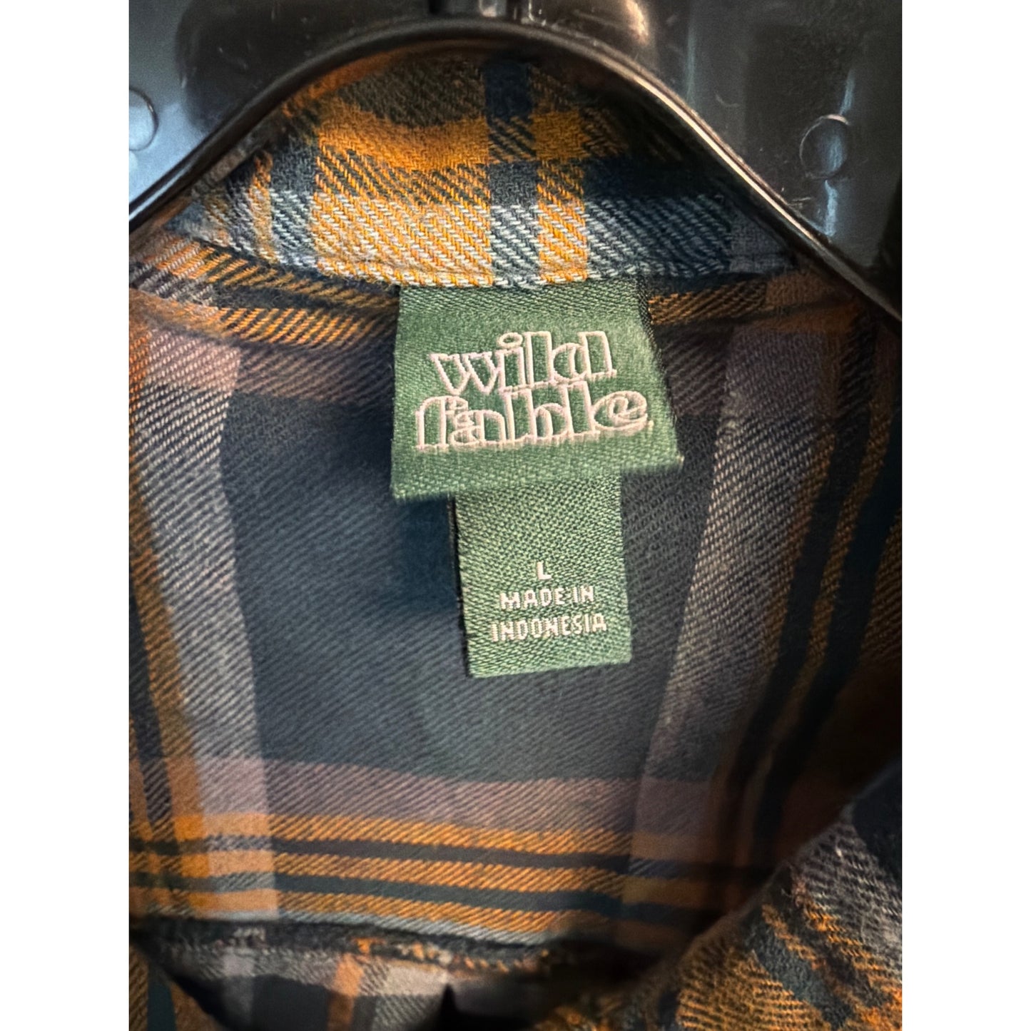 Wild Fable Oversized Flannel Shirt Size L