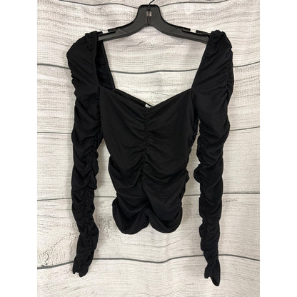 Reformation Ezra Ruched Long Sleeve Top Size XS