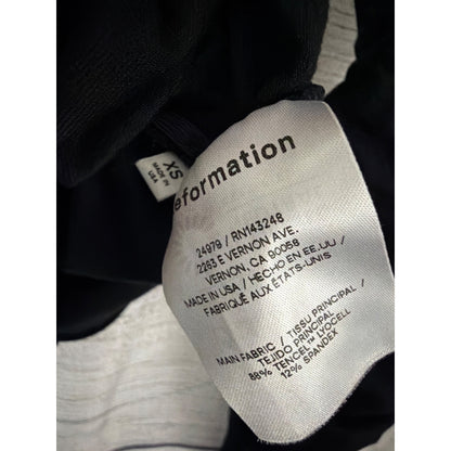 Reformation Ezra Ruched Long Sleeve Top Size XS