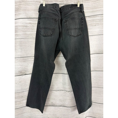 Mens Lucky Brand 221 Original Straight Black Denim Jeans 36x30