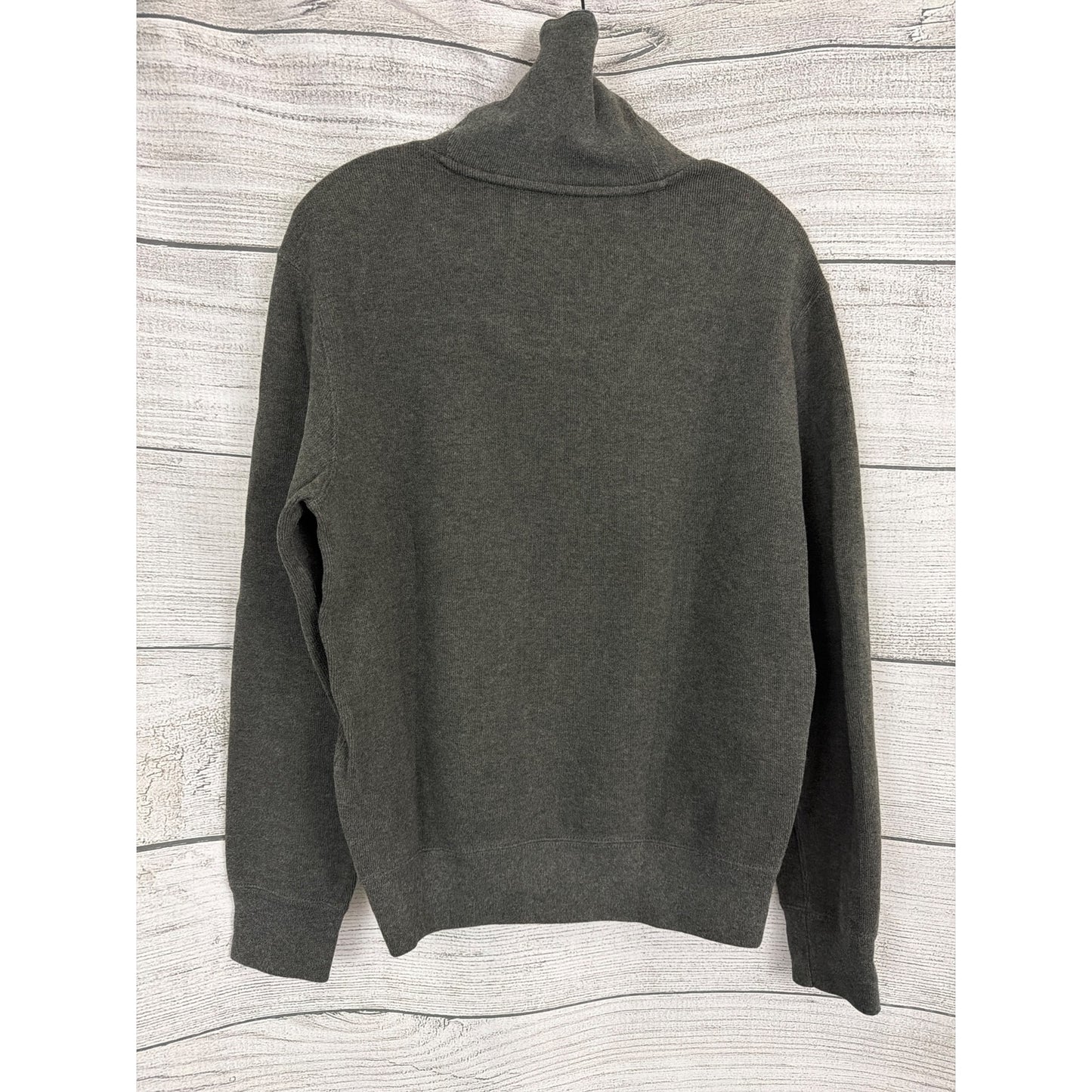 Mens Polo By Ralph Lauren Green Funnel Neck Sweater Size M