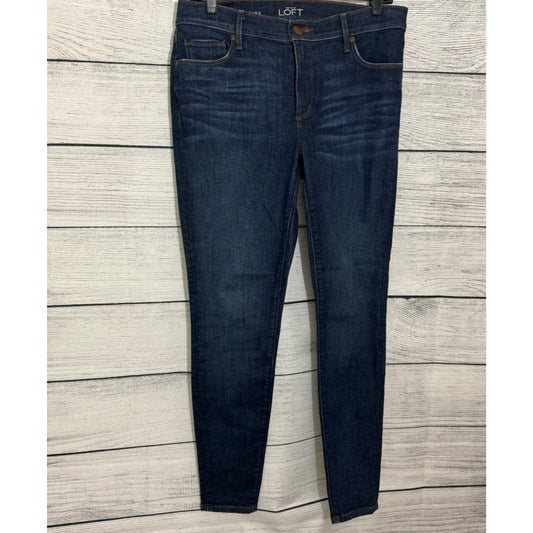 NWOT Ann Taylor Loft Skinny Dark Wash Denim Leggings Size 29/8
