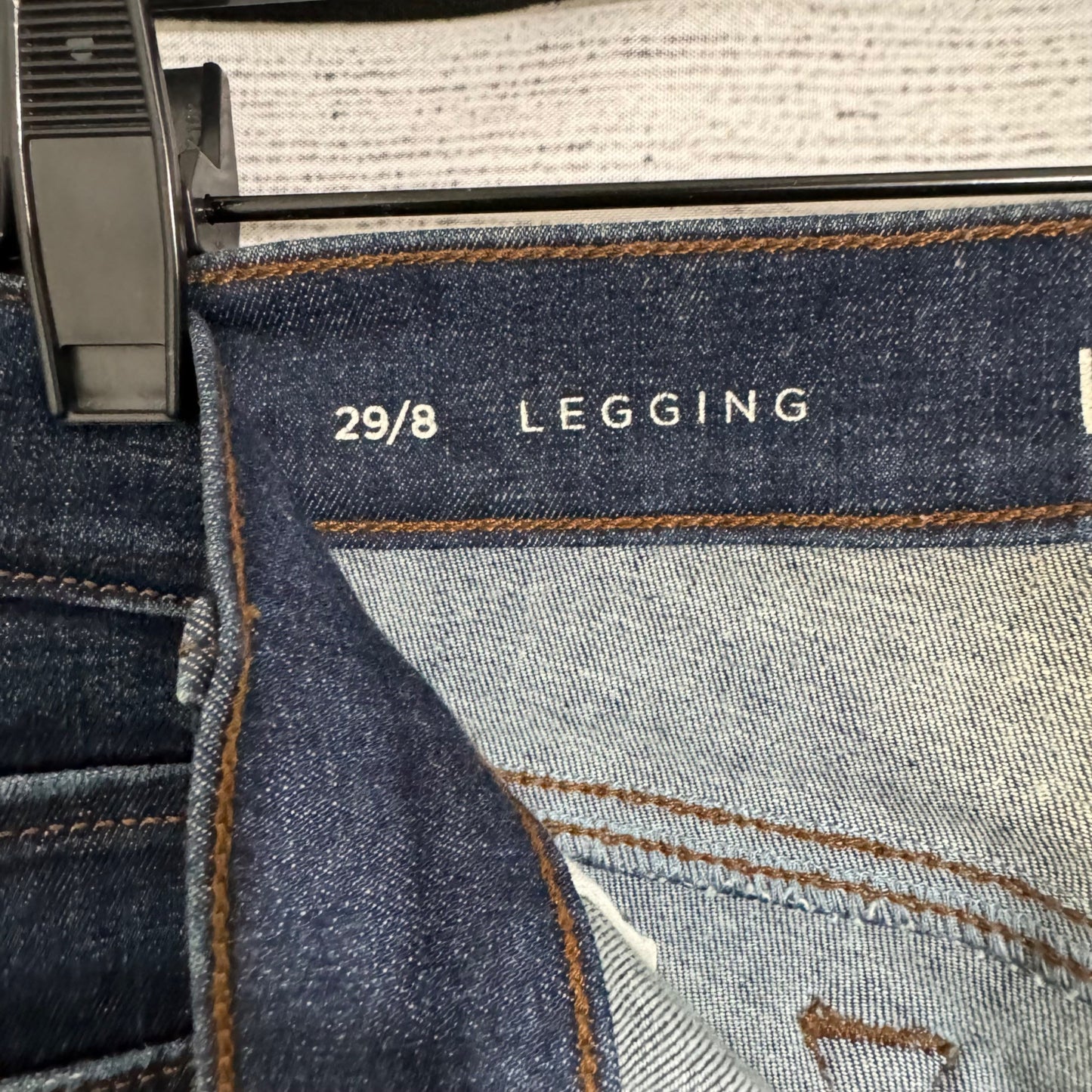 NWOT Ann Taylor Loft Skinny Dark Wash Denim Leggings Size 29/8