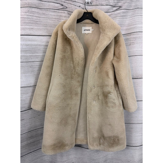 Apparis Blair Mid- Length Faux Fur Coat Size XS