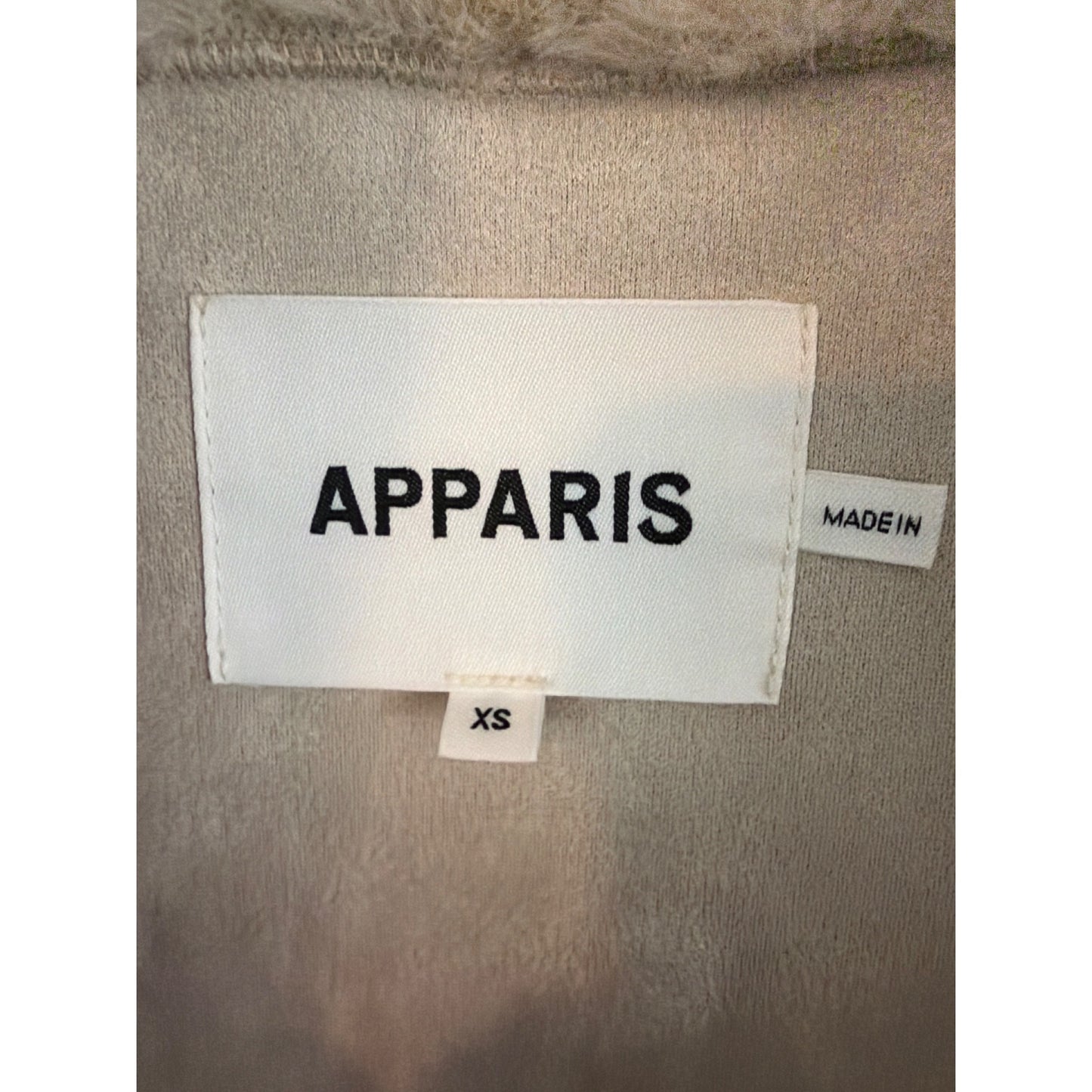 Apparis Blair Mid- Length Faux Fur Coat Size XS