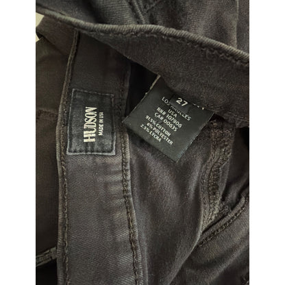 Hudson Barbara High Waist Skinny Jeans Brown Size 27