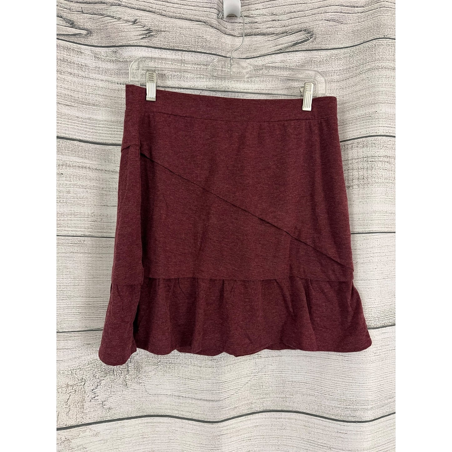 NWT PrAna Leah Burgundy Wool Skirt Size S