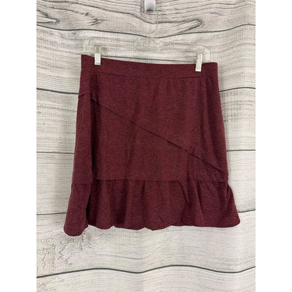 NWT PrAna Leah Burgundy Wool Skirt Size S