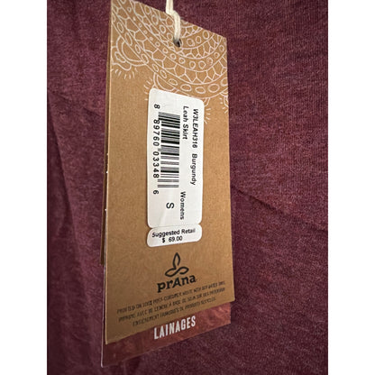 NWT PrAna Leah Burgundy Wool Skirt Size S